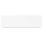 Scaffali a Parete 2 pz Bianchi 80x23,5x3,8 cm in MDF