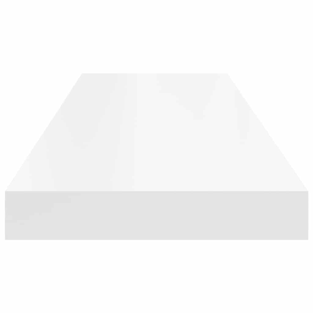 Scaffali a Parete 4 pz Bianchi 80x23,5x3,8 cm in MDF