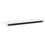 Scaffali a Parete 4 pz Bianchi 80x23,5x3,8 cm in MDF