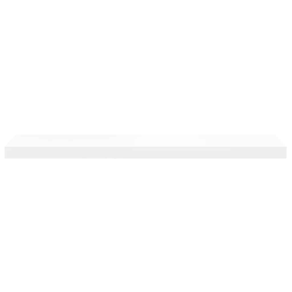 Scaffale a Parete Bianco 90x23,5x3,8 cm in MDF