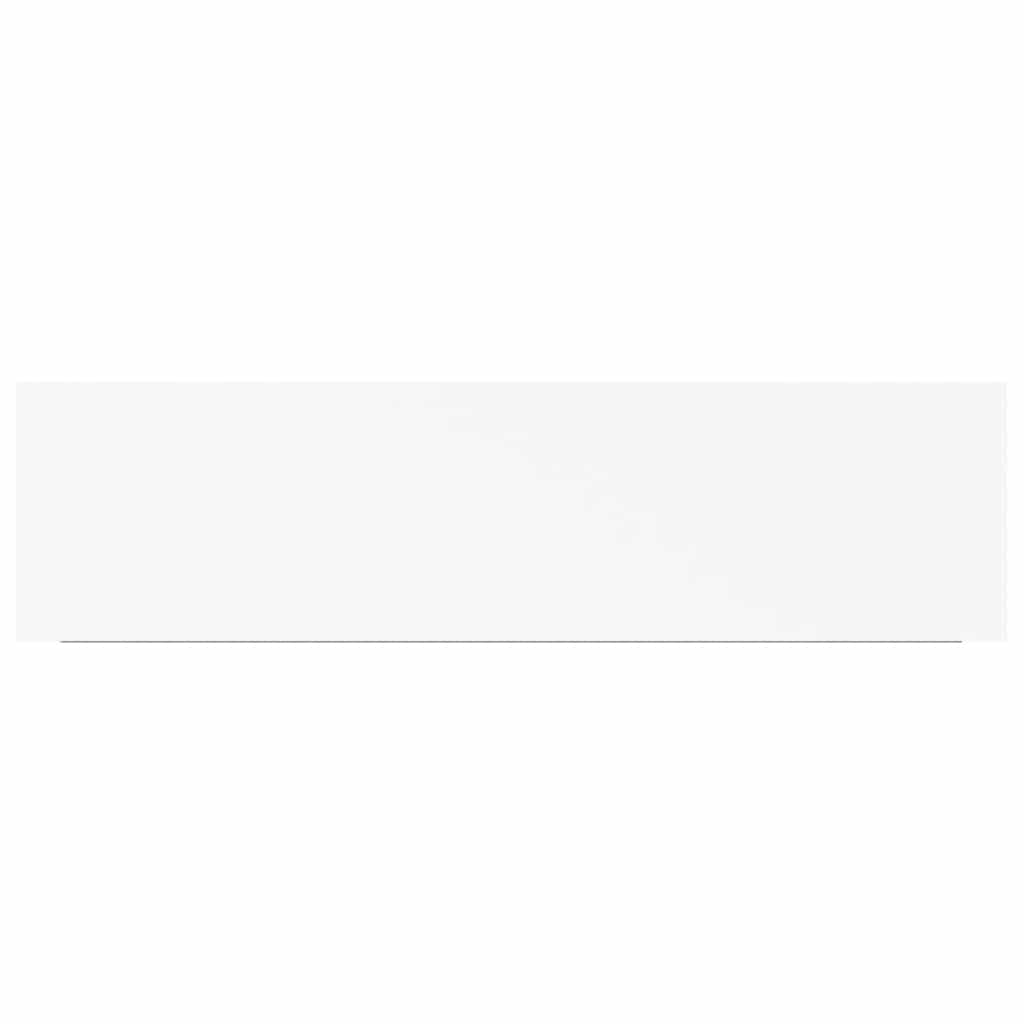 Scaffale a Parete Bianco 90x23,5x3,8 cm in MDF