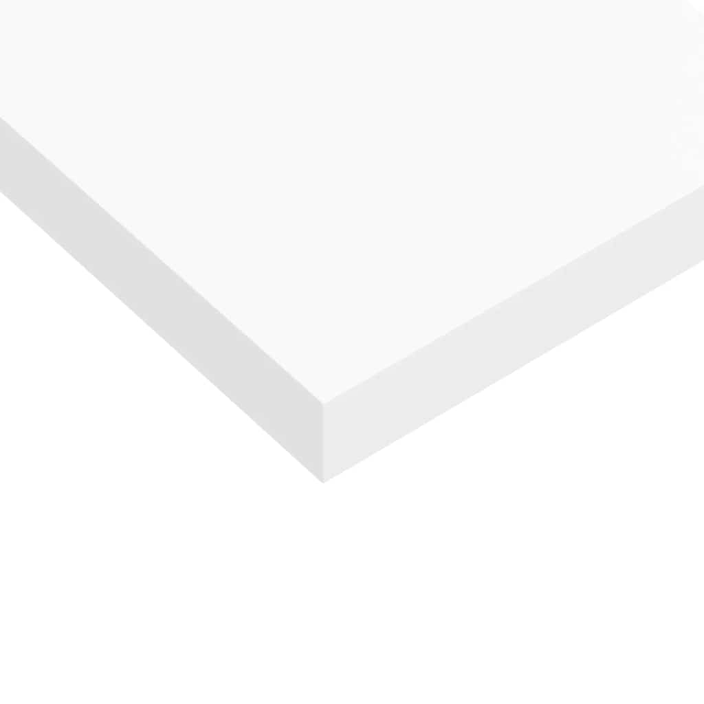 Scaffale a Parete Bianco 90x23,5x3,8 cm in MDF