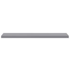 Scaffale a Parete Grigio 120x23,5x3,8 cm in MDF