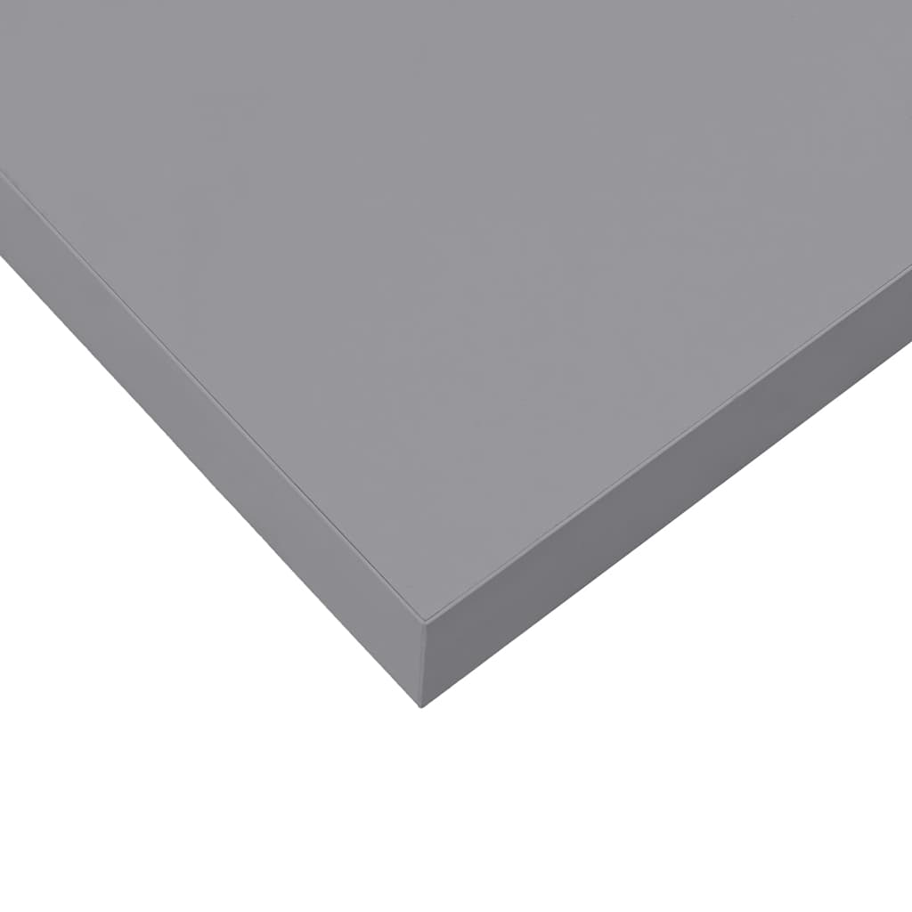 Scaffale a Parete Grigio 120x23,5x3,8 cm in MDF