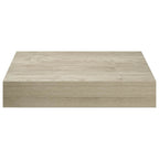 Scaffali a Parete 2 pz Rovere 23x23,5x3,8 cm in MDF