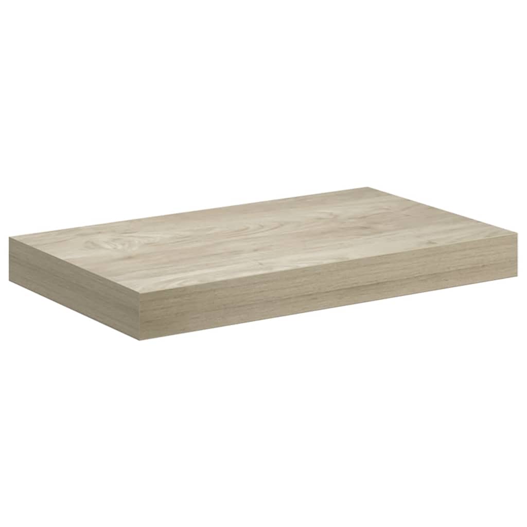 Scaffali a Parete 4 pz Rovere 40x23x3,8 cm in MDF