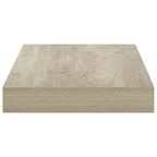Scaffali a Parete 4 pz Rovere 40x23x3,8 cm in MDF