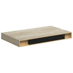 Scaffali a Parete 4 pz Rovere 40x23x3,8 cm in MDF