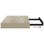 Scaffali a Parete 4 pz Rovere 40x23x3,8 cm in MDF