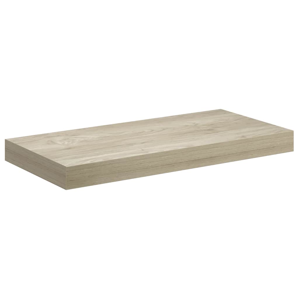 Scaffali a Parete 4 pz Rovere 50x23x3,8 cm in MDF