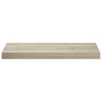 Scaffali a Parete 2 pz Rovere 60x23,5x3,8 cm in MDF