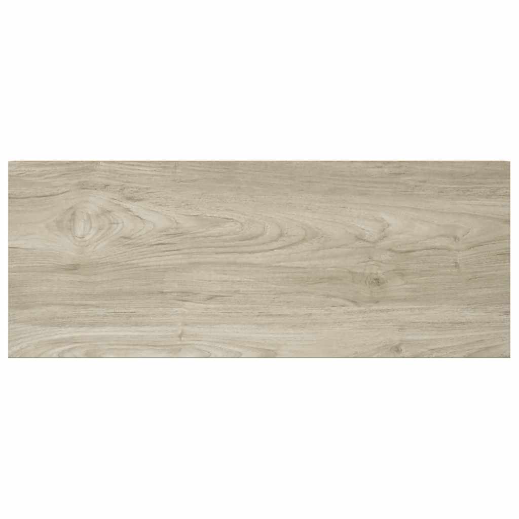 Scaffali a Parete 2 pz Rovere 60x23,5x3,8 cm in MDF