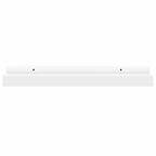 Mensole con Sporgenza 2 pz Bianche 40x9x3 cm MDF
