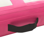 Tappetino Ginnastica Gonfiabile con Pompa 60x100x15 cm PVC Rosa