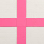 Tappetino Ginnastica Gonfiabile con Pompa 60x100x15 cm PVC Rosa