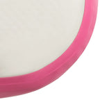 Tappetino Ginnastica Gonfiabile con Pompa 60x100x15 cm PVC Rosa