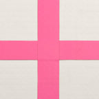 Tappetino Ginnastica Gonfiabile con Pompa 300x100x15cm PVC Rosa