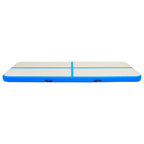 Tappetino Ginnastica Gonfiabile con Pompa 300x100x20cm PVC Blu