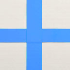Tappetino Ginnastica Gonfiabile con Pompa 300x100x20cm PVC Blu