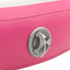 Tappetino Ginnastica Gonfiabile con Pompa 100x100x10cm PVC Rosa