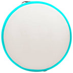 Tappetino Ginnastica Gonfiabile e Pompa 100x100x20 cm PVC Verde
