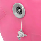 Rullo da Ginnastica Gonfiabile con Pompa 120x75 cm in PVC Rosa