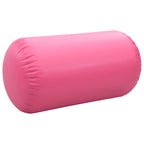 Rotolo da Ginnastica Gonfiabile con Pompa 120x90 cm in PVC Rosa