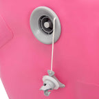 Rotolo da Ginnastica Gonfiabile con Pompa 120x90 cm in PVC Rosa