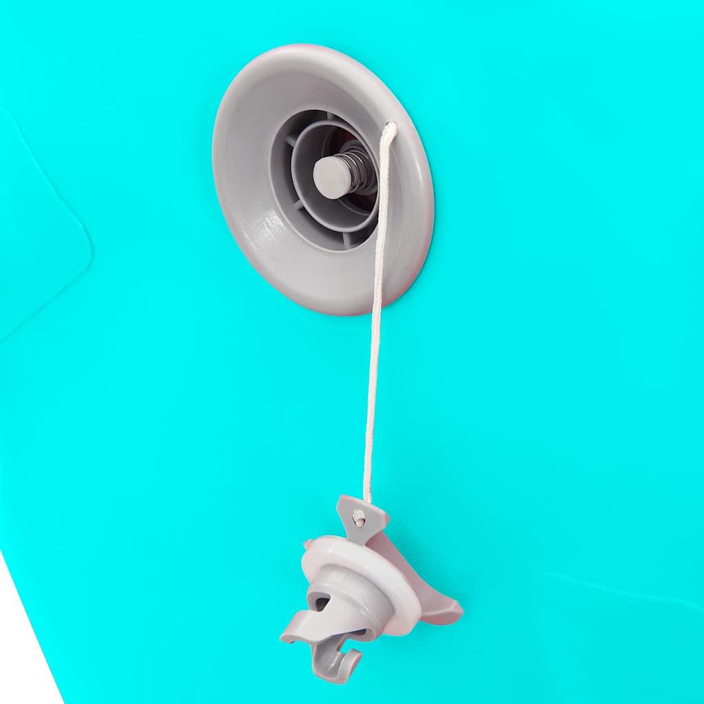 Rotolo da Ginnastica Gonfiabile con Pompa 120x90cm in PVC Verde