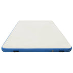 Tappeto Galleggiante Gonfiabile Blu e Bianco 200x150x15 cm