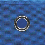 Contenitori con Coperchi 4 pz 28x28x28 cm Blu
