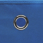 Contenitori con Coperchi 10 pz 28x28x28 cm Blu