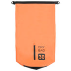 Borsa Impermeabile con Cerniera Arancione 30 L in PVC
