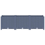 Fioriera Rialzata 120x40x38 cm in Polipropilene