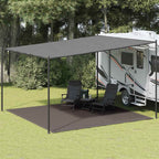 Tappeto da Tenda 400x400 cm Antracite
