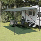 Tappeto da Tenda 200x400 cm Verde Scuro