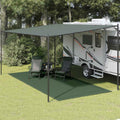 Tappeto da Tenda 250x550 cm Verde Scuro in HDPE
