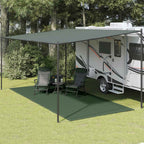 Tappeto da Tenda 250x550 cm Verde Scuro in HDPE