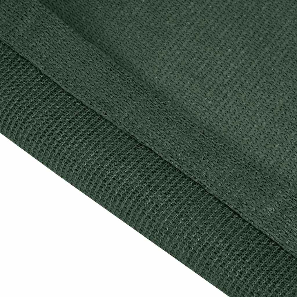 Tappeto da Tenda 400x500 cm Verde Scuro in HDPE
