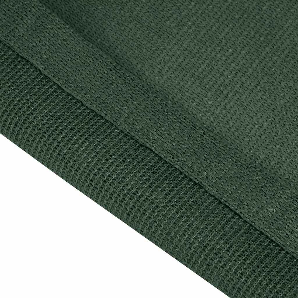 Tappeto da Tenda 400x700 cm Verde Scuro in HDPE