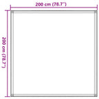 Tappeto da Tenda 200x200 cm Blu in HDPE