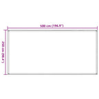 Tappeto da Tenda 250x500 cm Blu