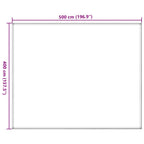 Tappeto da Tenda 400x500 cm Blu in HDPE