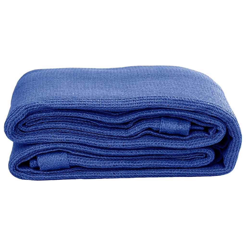 Tappeto da Tenda 400x700 cm Blu in HDPE
