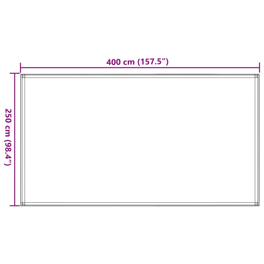 Tappeto da Tenda 250x400 cm Talpa