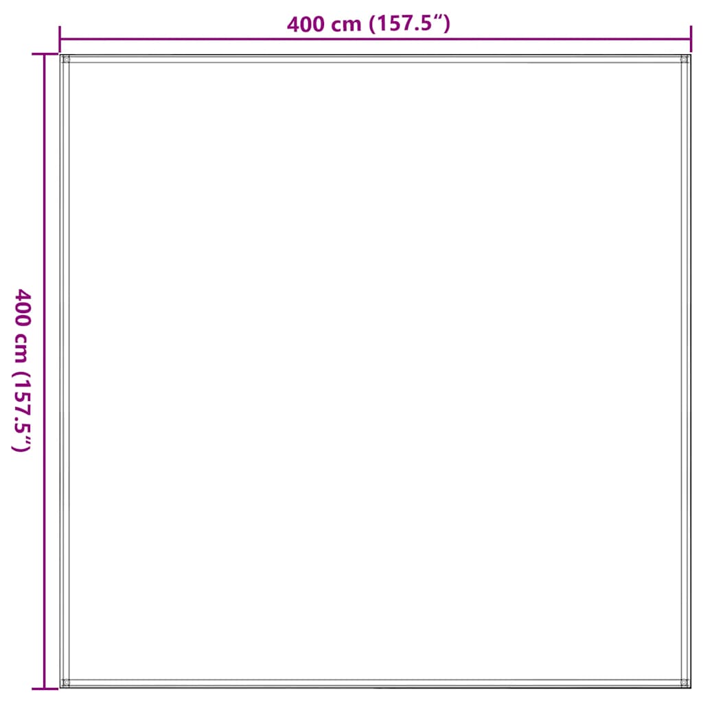 Tappeto da Tenda 400x400 cm Talpa
