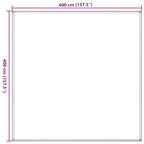 Tappeto da Tenda 400x400 cm Talpa