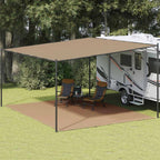 Tappeto da Tenda 400x500 cm Grigio Talpa