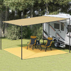 Tappeto da Tenda 400x400 cm Beige