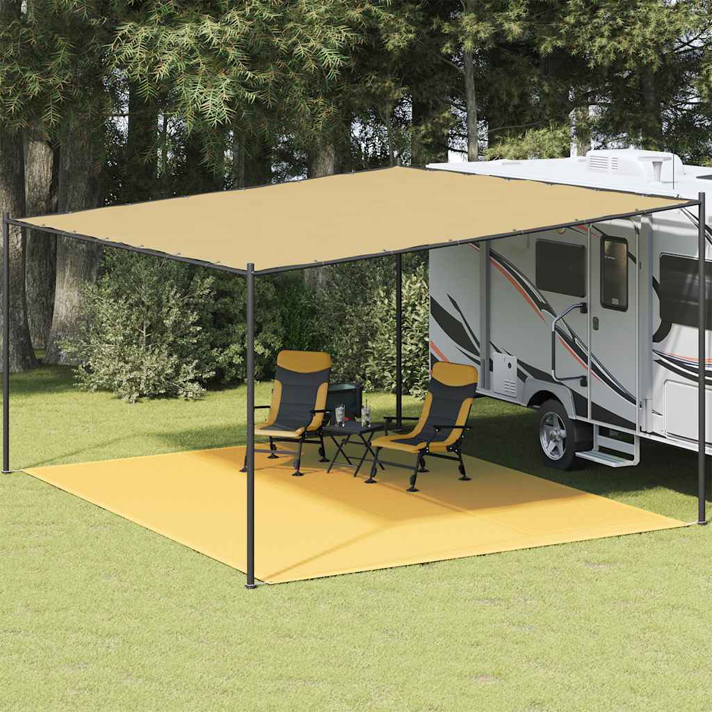 Tappeto da Tenda 400x500 cm Beige